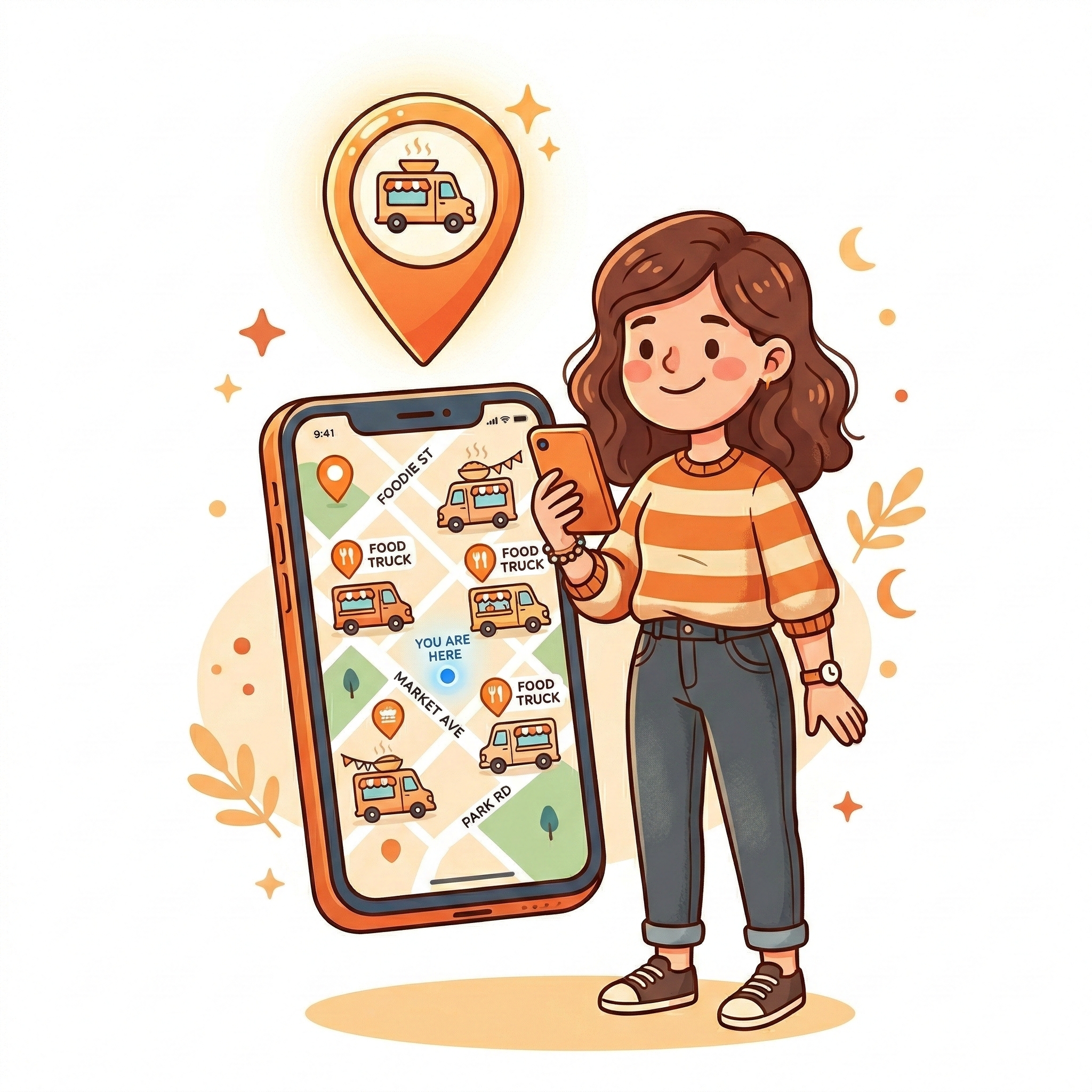 Opening RoamEats app